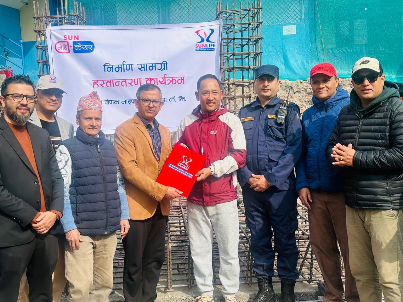 सन नेपाल लाइफले बालाजु प्रहरी परिसर भवन निर्माणमा गर्यो सहयोग
